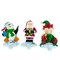 Festive Trio: Set of 3 Christmas Stocking Holders - Elf, Santa, and Penguin
